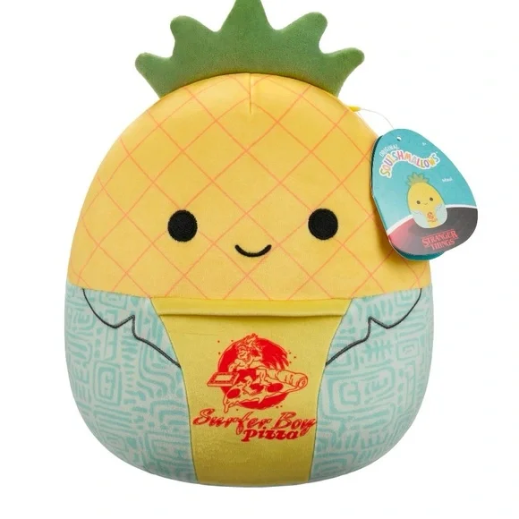 Squish mallows original “ Strange things” Maui in surfer boy pizza shirt plush - Picture 8 of 10